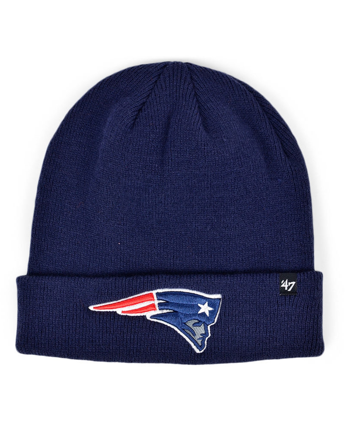 New England Patriots Basic Cuff Knit - Navy