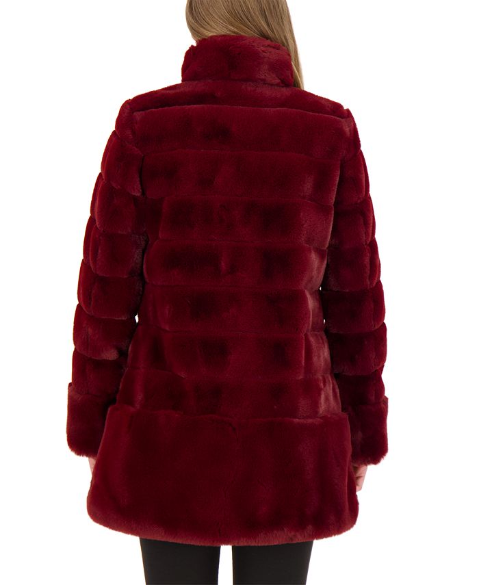 Jones New York StandCollar FauxFur Coat & Reviews Coats Women