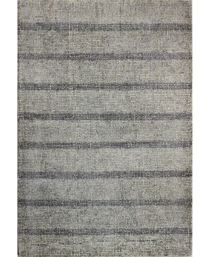 Mink Stripe ST1 5'6" x 8'6" Area Rugs Macy's