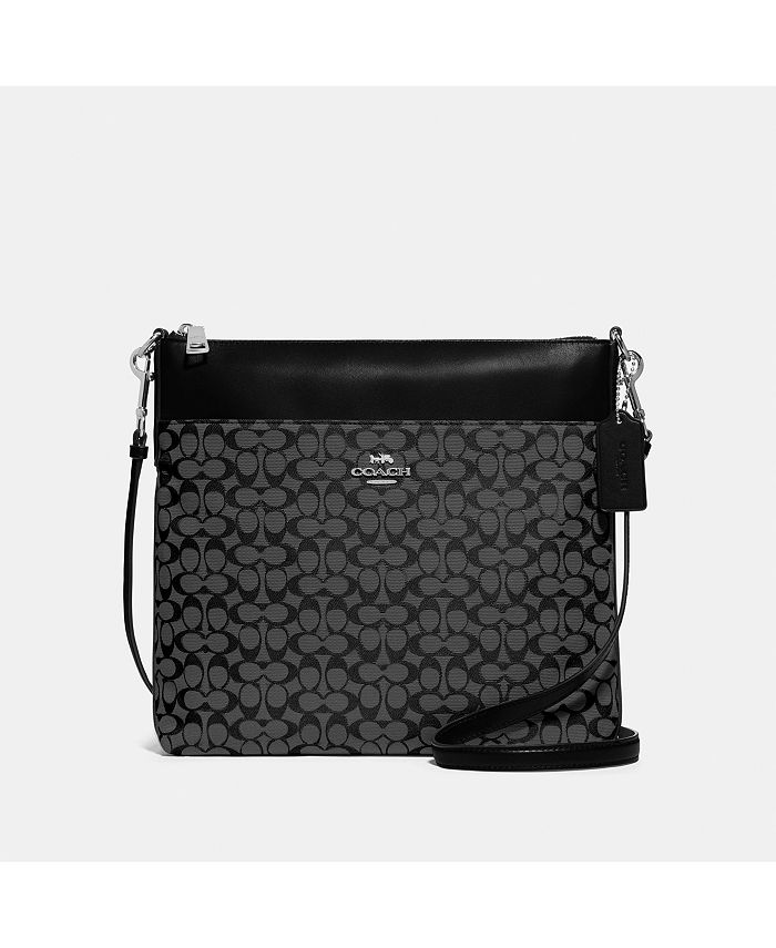 COACH Kitt Signature Jacquard Crossbody Macy s