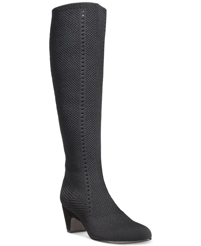 Eileen Fisher Keto Stretch Knit Dress Boots Macy s