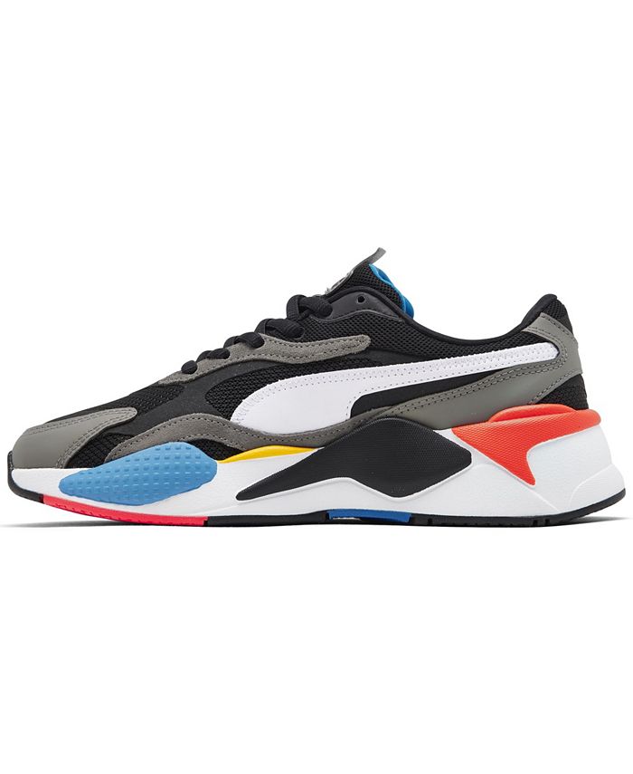 Puma Men's Rs-X3 Puzzle Casual Sneakers from Finish Line - Macy's