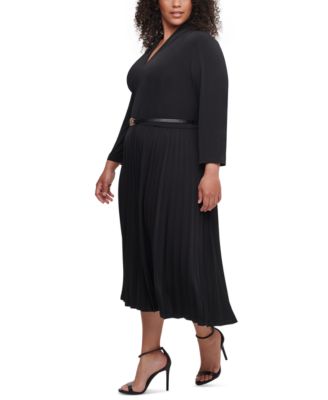 macy's tommy hilfiger black dress