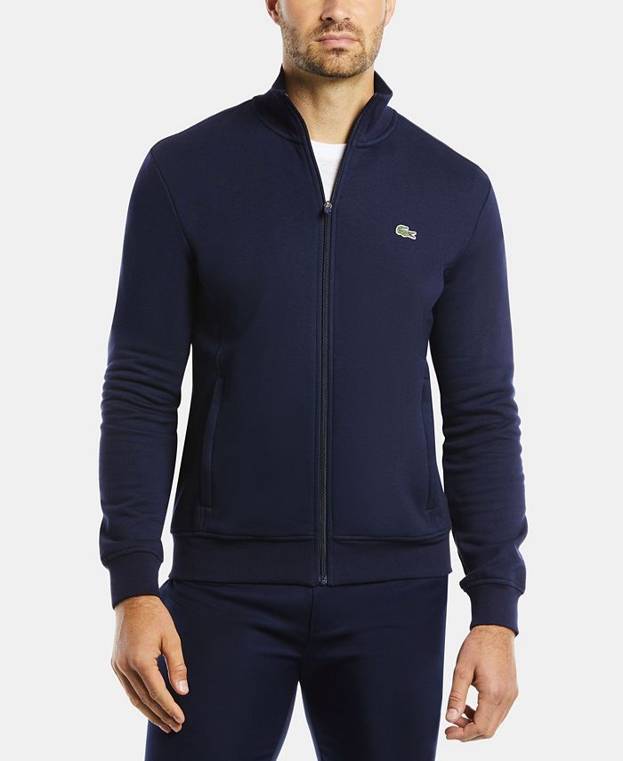 Lacoste Men's SPORT Long Sleeve Solid Full-Zip Sweatshirt - Macy's