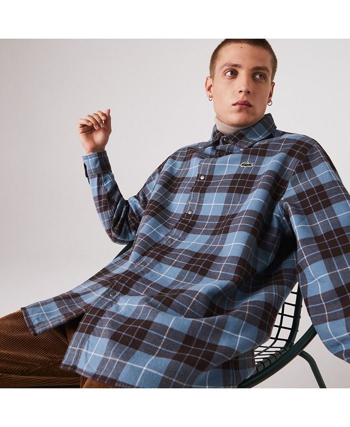 men's waffle crew neck long sleeve