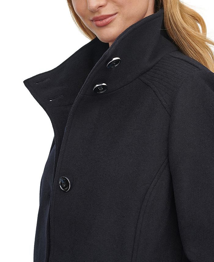 Tommy Hilfiger Women's SingleBreasted StandCollar Coat, Created for