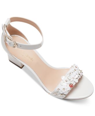 kate spade white sandals