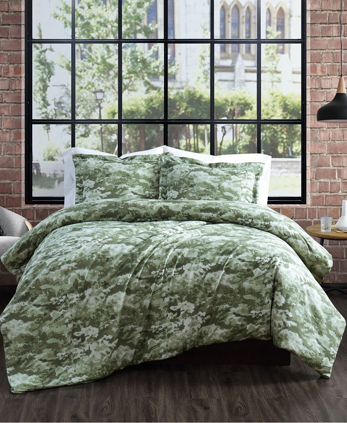 Brooklyn Loom Sahara 3 Piece Duvet Cover Set, Full/Queen Macy's