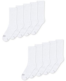 Women's Platinum 10pk Crew Socks, also available in Extended Sizes