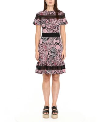 michael kors paisley print dress