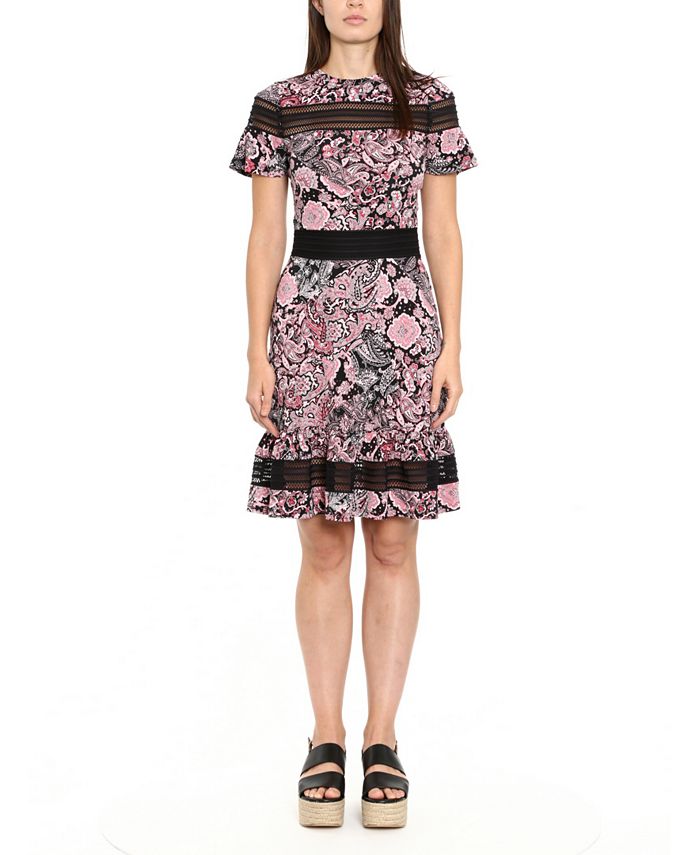 Michael Kors Petite Paisley-Print Dress - Macy's