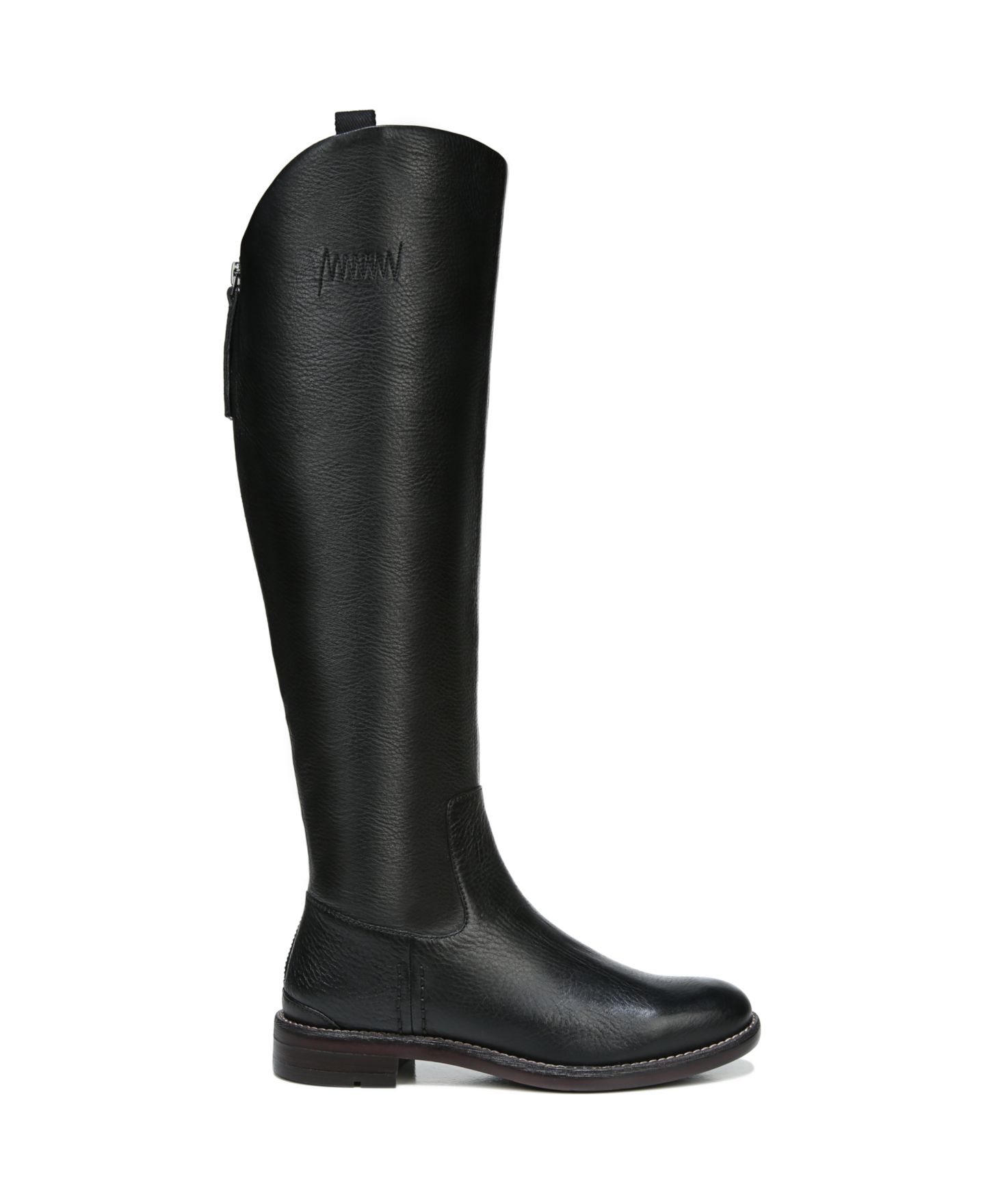 Женские ботинки Franco Sarto Meyer Knee High Riding, цвет: Чёрный кожаный — фото 2