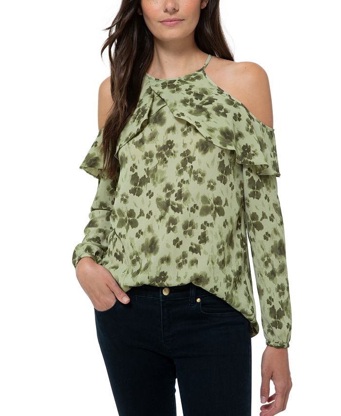 Michael kors clearance cold shoulder blouse