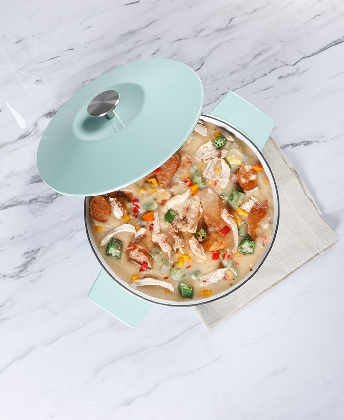 Martha Stewart Collection 3Qt. Enameled Cast Iron Dutch Oven Macy's