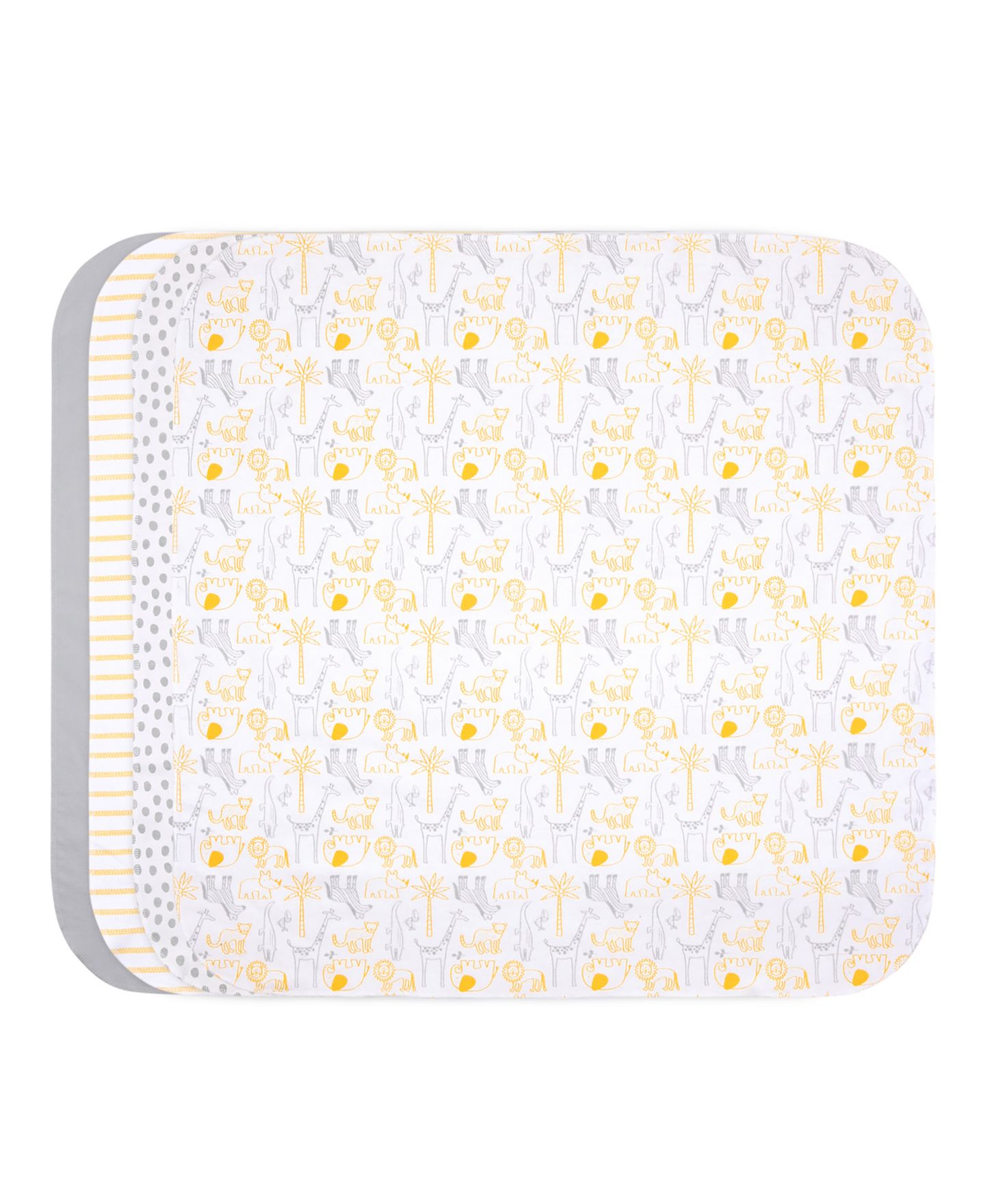 Комплекты The Peanutshell Layette Gift Set Girls, Yellow Safari, 23 Essential Pieces для мальчиков-малышей, цвет: Разноцветный — фото 6