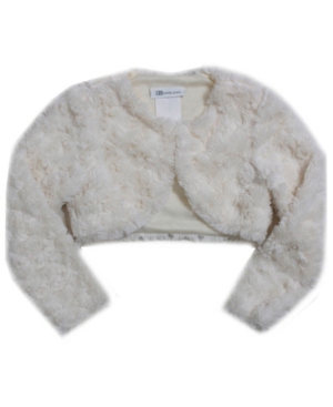 image of Bonnie Baby Baby Girls Fur Cover Up
