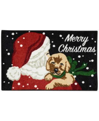Nourison - Holiday Santa & Dog 18" x 30" Accent Rug