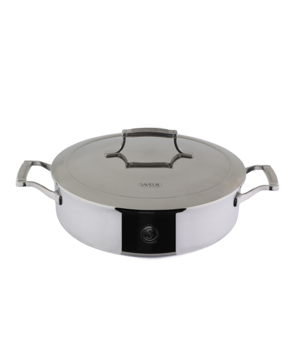 Saveur Selects Voyage Series Tri-ply Stainless Steel 5-qt. Sauteuse In Silver