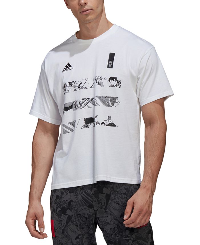 pureza Oxido local adidas Captain Tsubasa 3-Stripes Soccer T-Shirt - Macy's