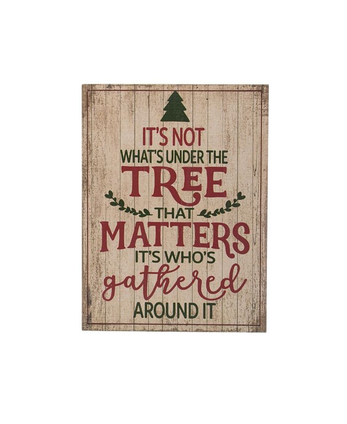 CREATIVE COOP INC "It's Not What's Under The Tree That Matters It's