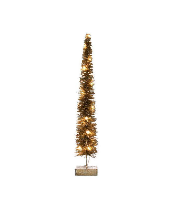CREATIVE COOP INC 25.25" Rattan LED Tree Macy's