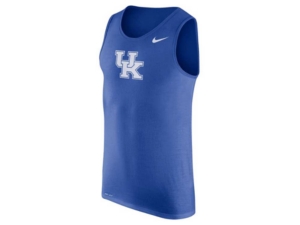 Nike Men's Kentucky Wildcats Dri-fit Cotton Logo Tank