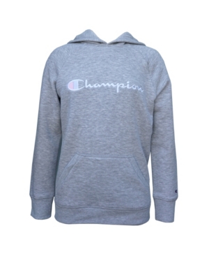Champion Little Girls Raglan Hooded Sweatshirt