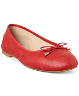 red shoes flats womens