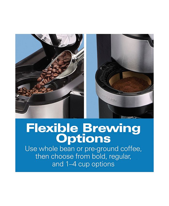 Hamilton Beach Programmable Grind & Brew 12Cup Coffee Maker Macy's