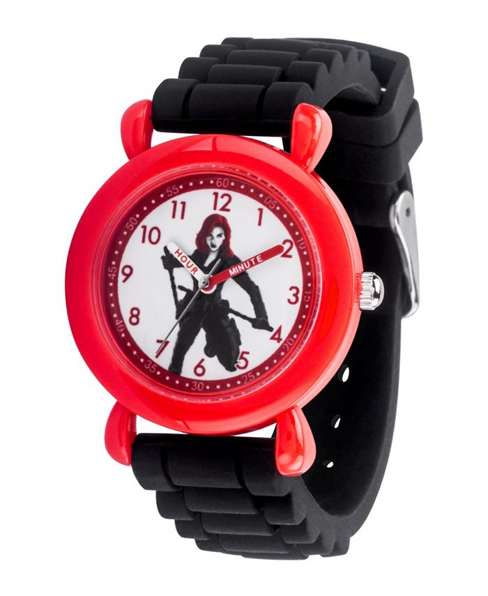 ewatchfactory - Marvel Black Widow Girls' Red Plastic Watch 32mm