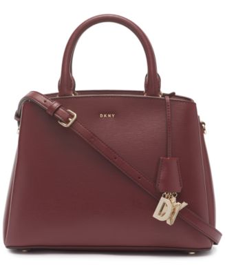 New Red shops DKNy medium satchel leather.