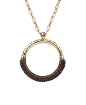 image of Patricia Nash Carmelina Leather Necklace