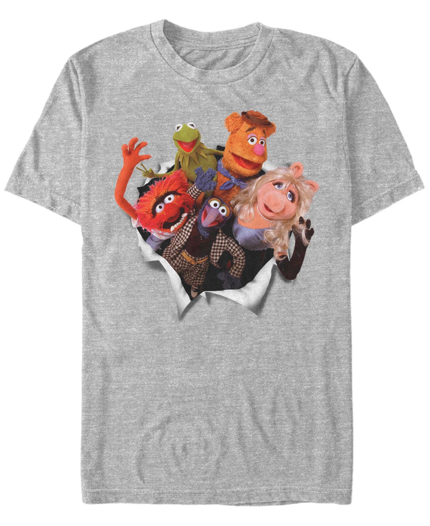 Мужская футболка Fifth Sun Muppet Breakout Short Sleeve, цвет: Меланжевый серый — фото 1
