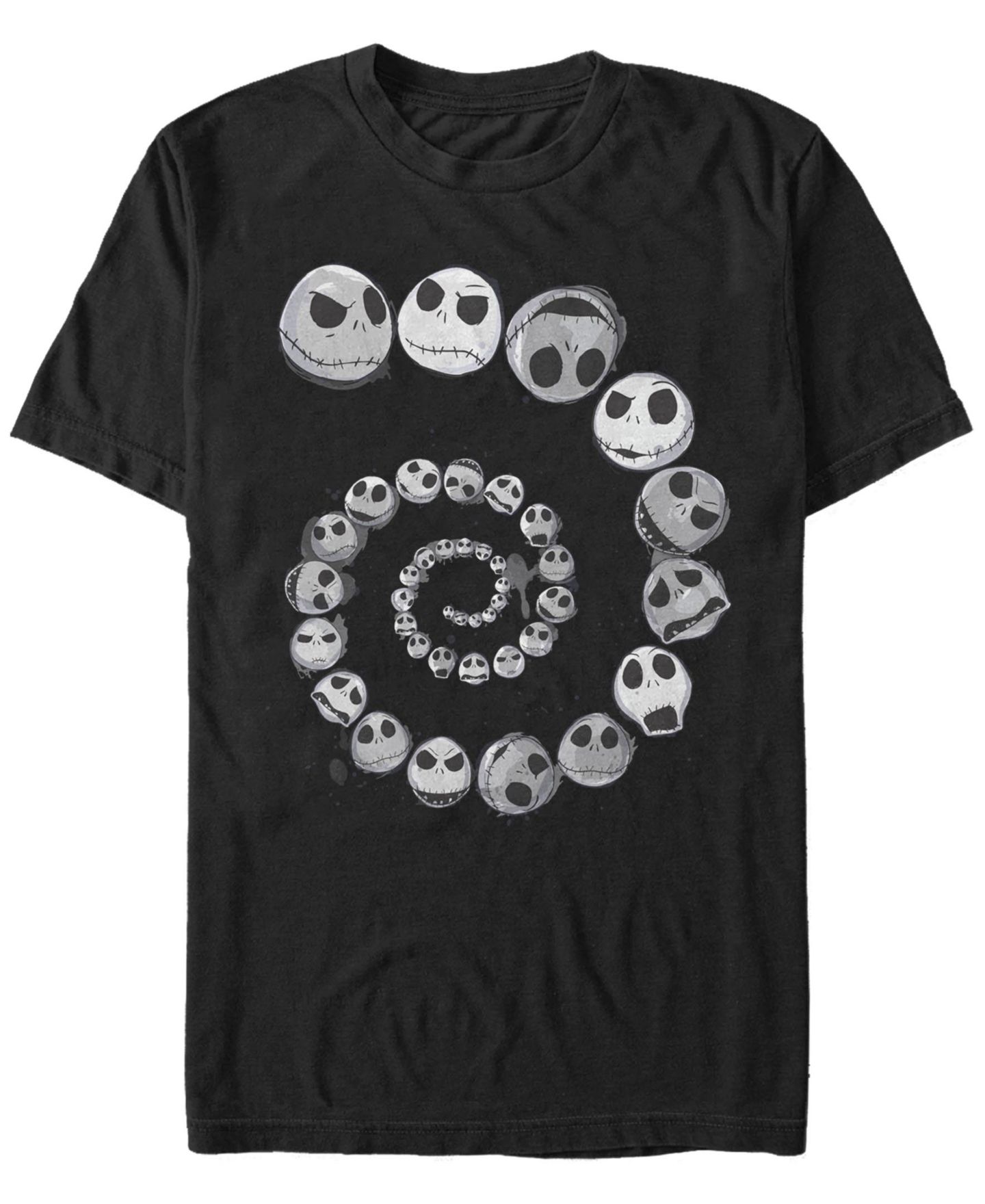 Мужская футболка Fifth Sun Jack Emotions Spiral Short Sleeve, цвет: Чёрный — фото 1