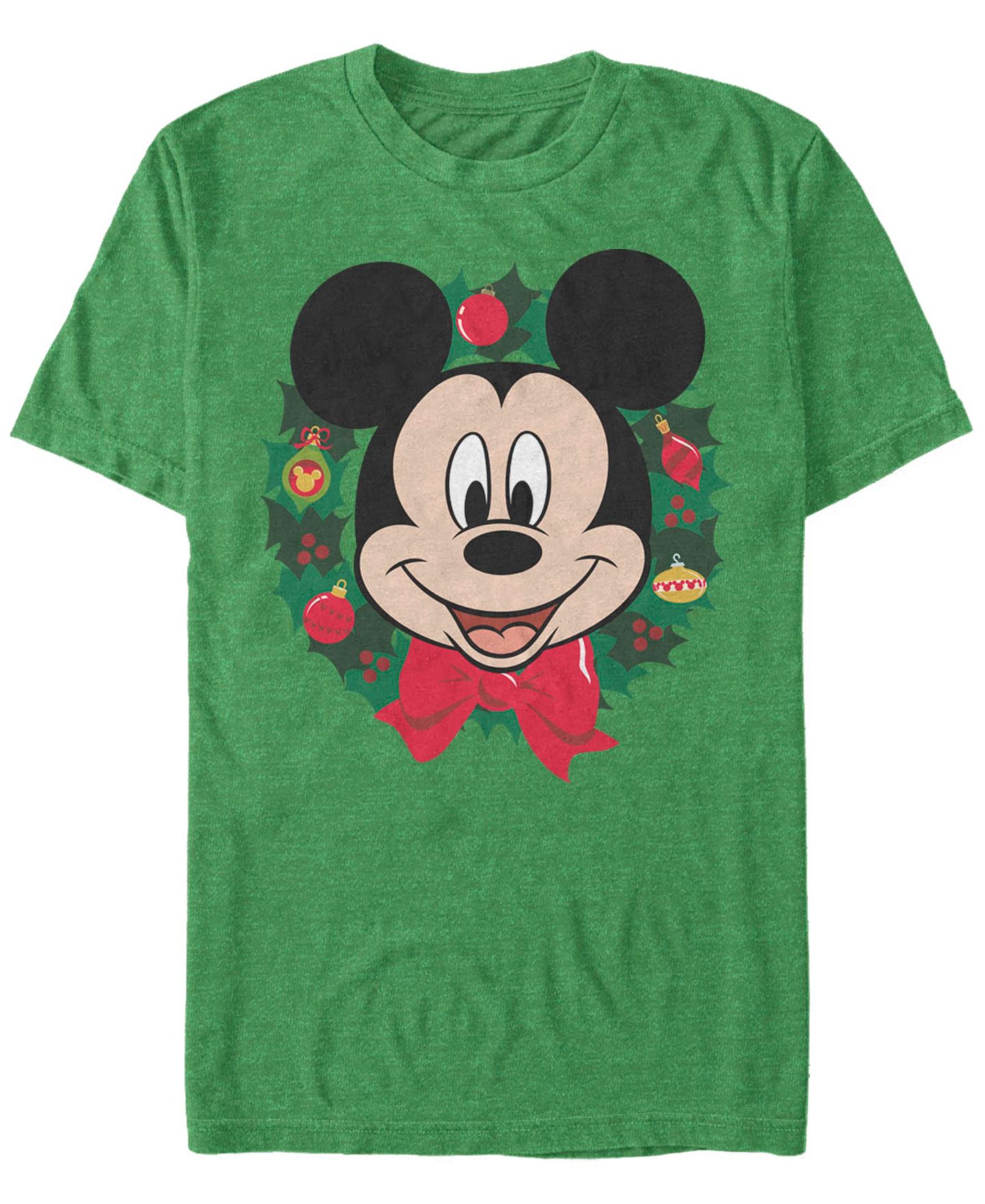 Мужская футболка Fifth Sun Big Mickey Holiday Short Sleeve, цвет: Изумрудный — фото 1