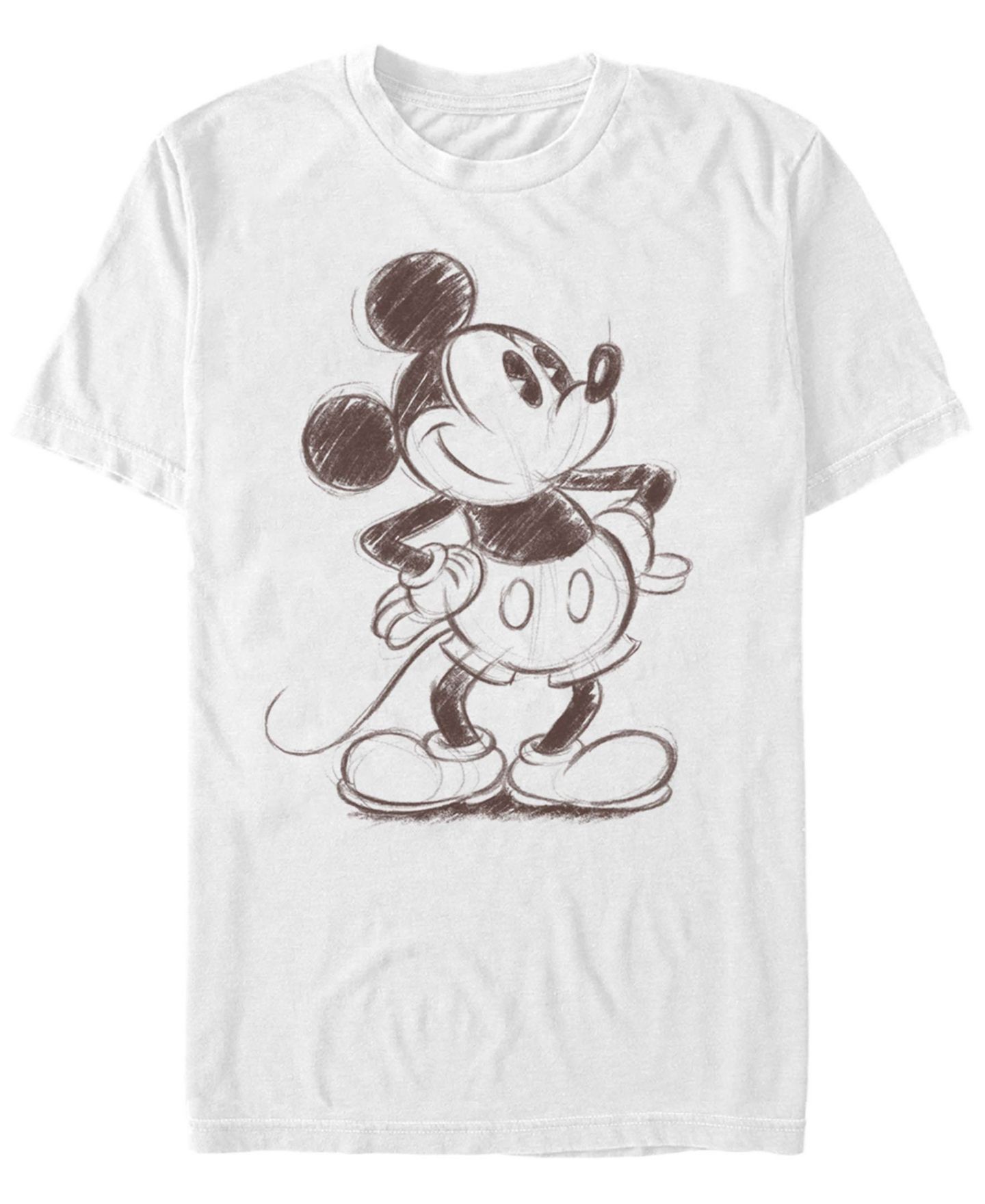 Мужская футболка Fifth Sun Sketchy Mickey Short Sleeve, цвет: Белый — фото 1