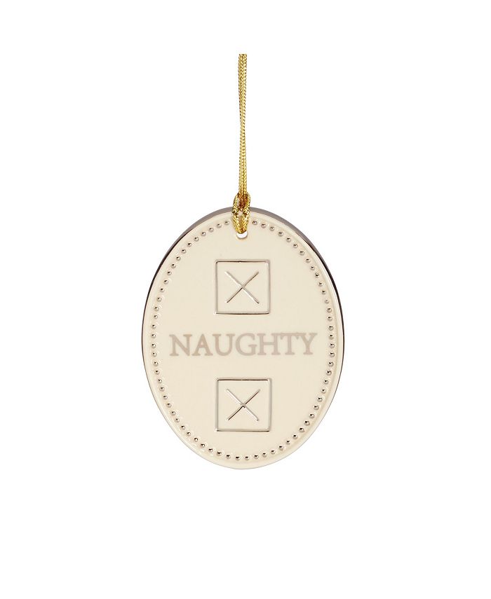 Lenox - Naughty Or Nice Ornament