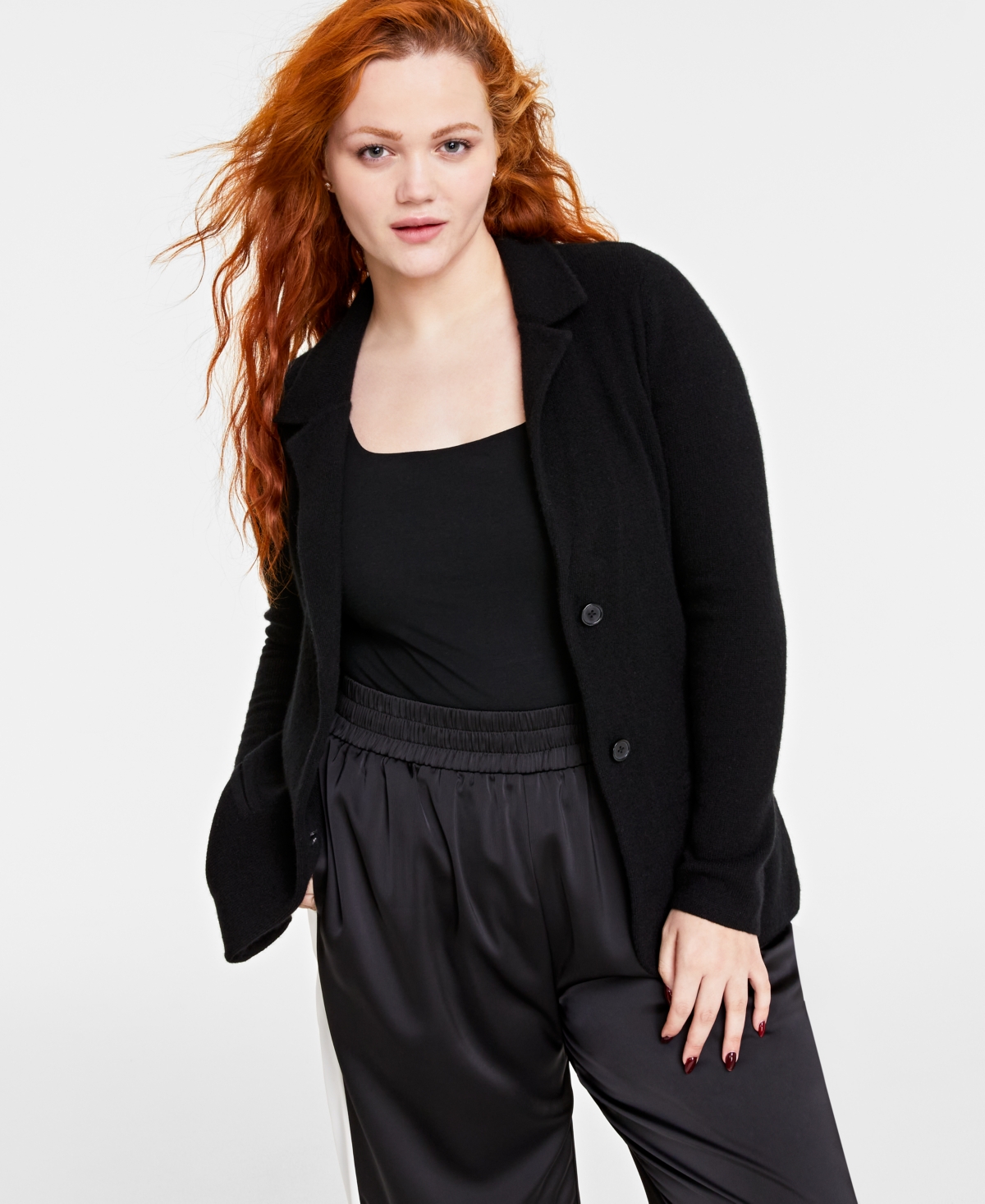 Charter club deals cashmere blazer