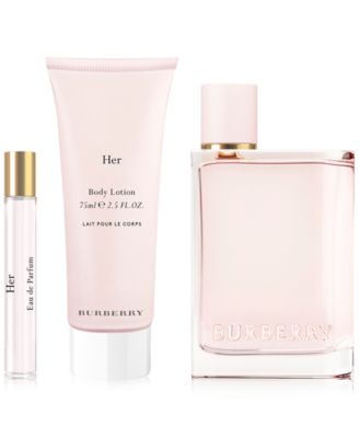 Burberry 3-Pc. Her Eau De Parfum Gift Set - Macy's