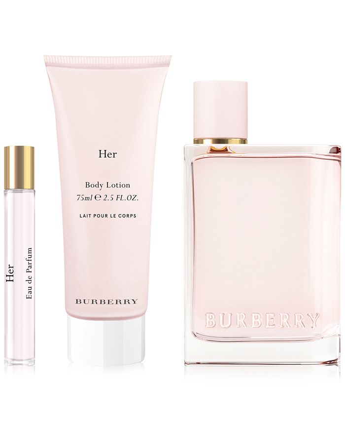 Burberry 3Pc. Her Eau de Parfum Gift Set Macy's