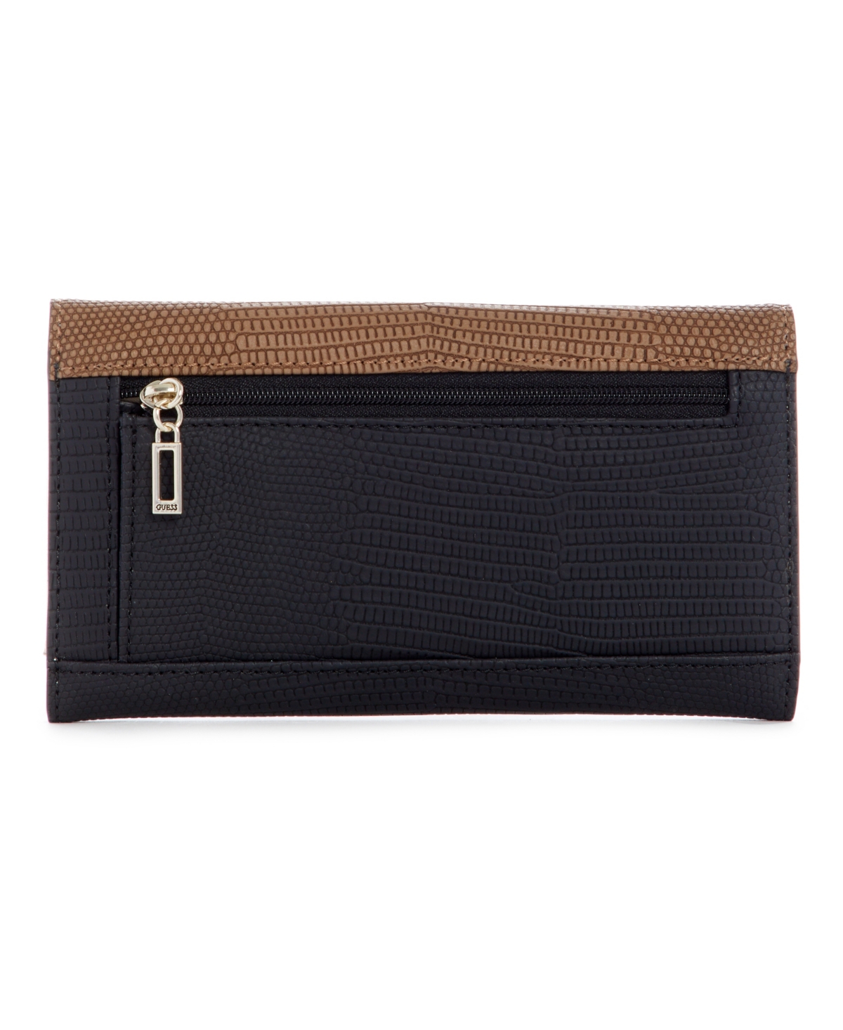 Guess Lyndi Slim Clutch Wallet - Chestnut Multi | Smart Closet