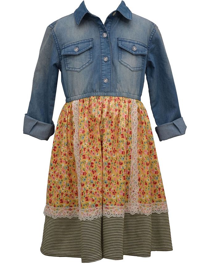 Bonnie jean long discount sleeve drop waist dress