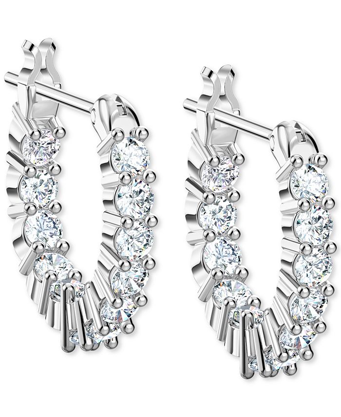 On Your Own Crystal Hoop Earrings  Crystal hoop earrings, Earrings,  Crystal hoops