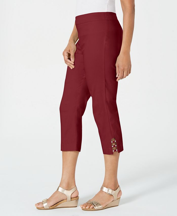 macy's pull on capri pants