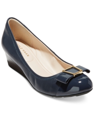 image of Cole Haan Women-s Emory Bow Wedge Ii