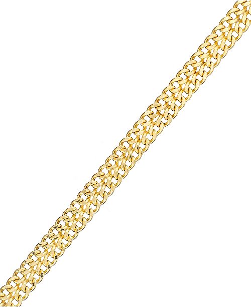 Macy's 10k Gold Bracelet, Mesh Link Bracelet Bracelets Jewelry
