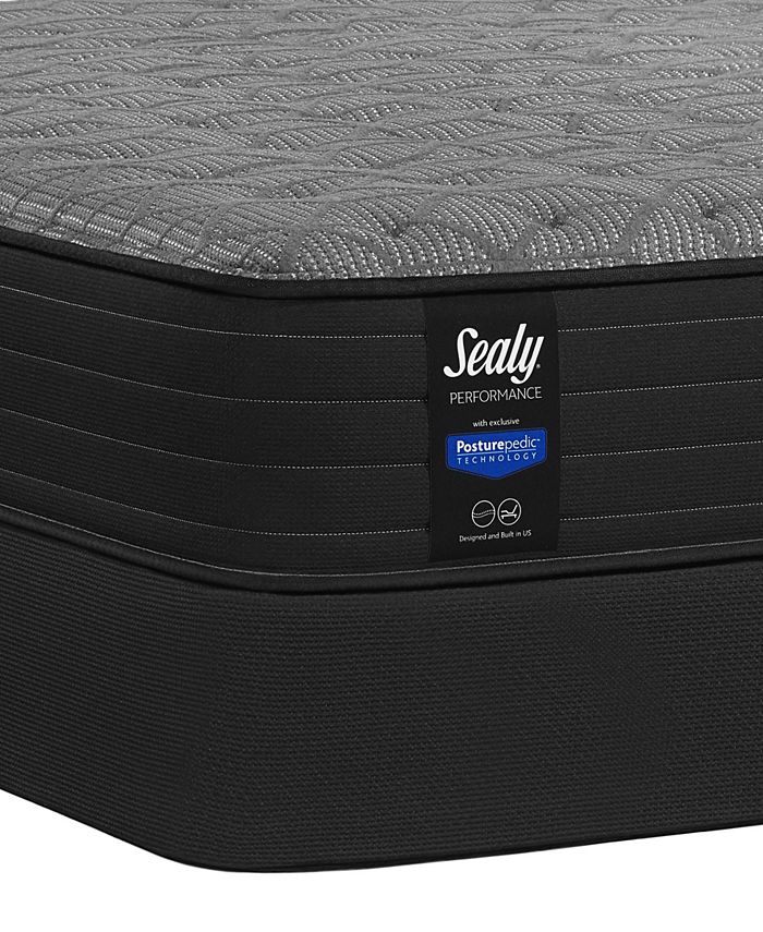 Sealy Premium Posturepedic Chestnut St 12.5" Plush Mattress Set Queen