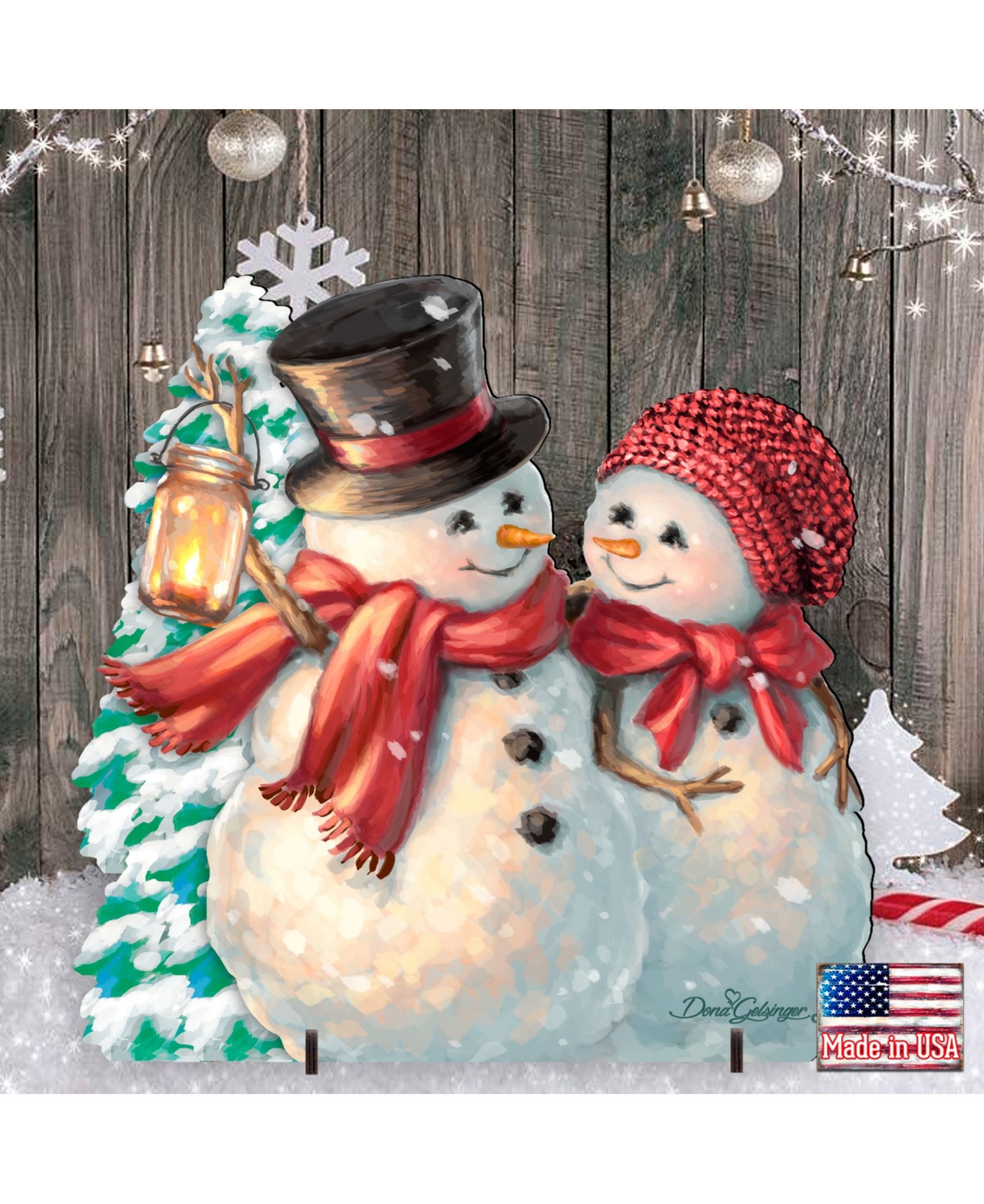 Designocracy by Dona Gelsinger Snow Much in Love Outdoor Decor