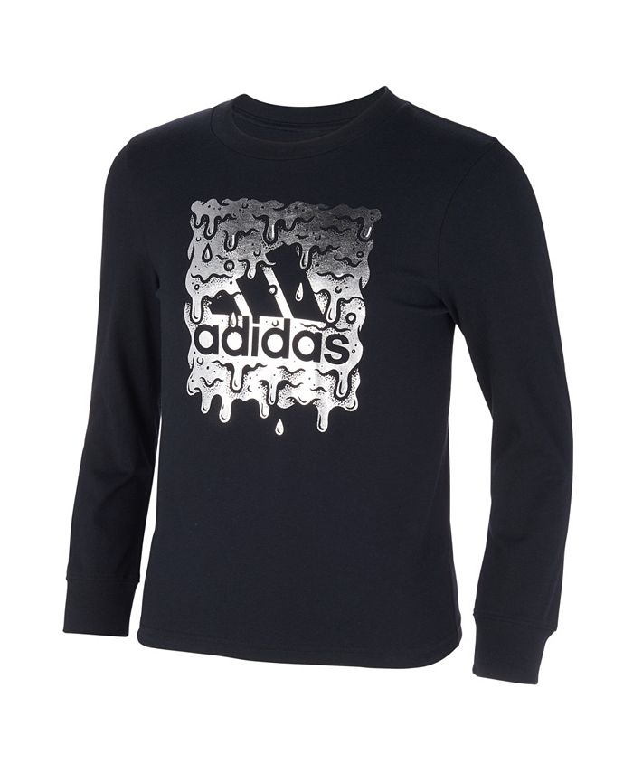 adidas Little Boys Long Sleeve Slime Badge of Sport Tee & Reviews ... adidas Little Boys Long Sleeve Slime Badge of Sport Tee & Reviews ...