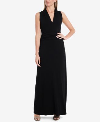 macy's black maxi dress